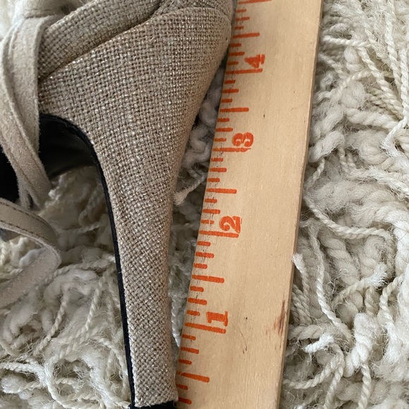 Nine West womens sandals grey bright with lace-up heels, size 10M, new - Picture 8 of 9